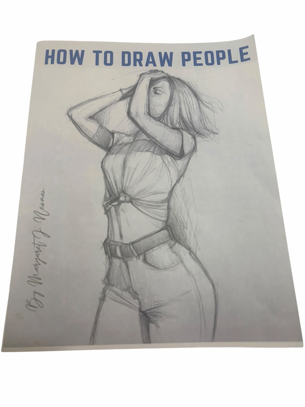 How to Draw People Art Instruction Book by J. Marzahn